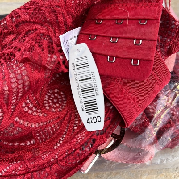 Adore me red bra 42dd - Picture 2 of 5